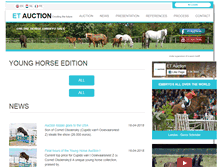 Tablet Screenshot of et-auction.com